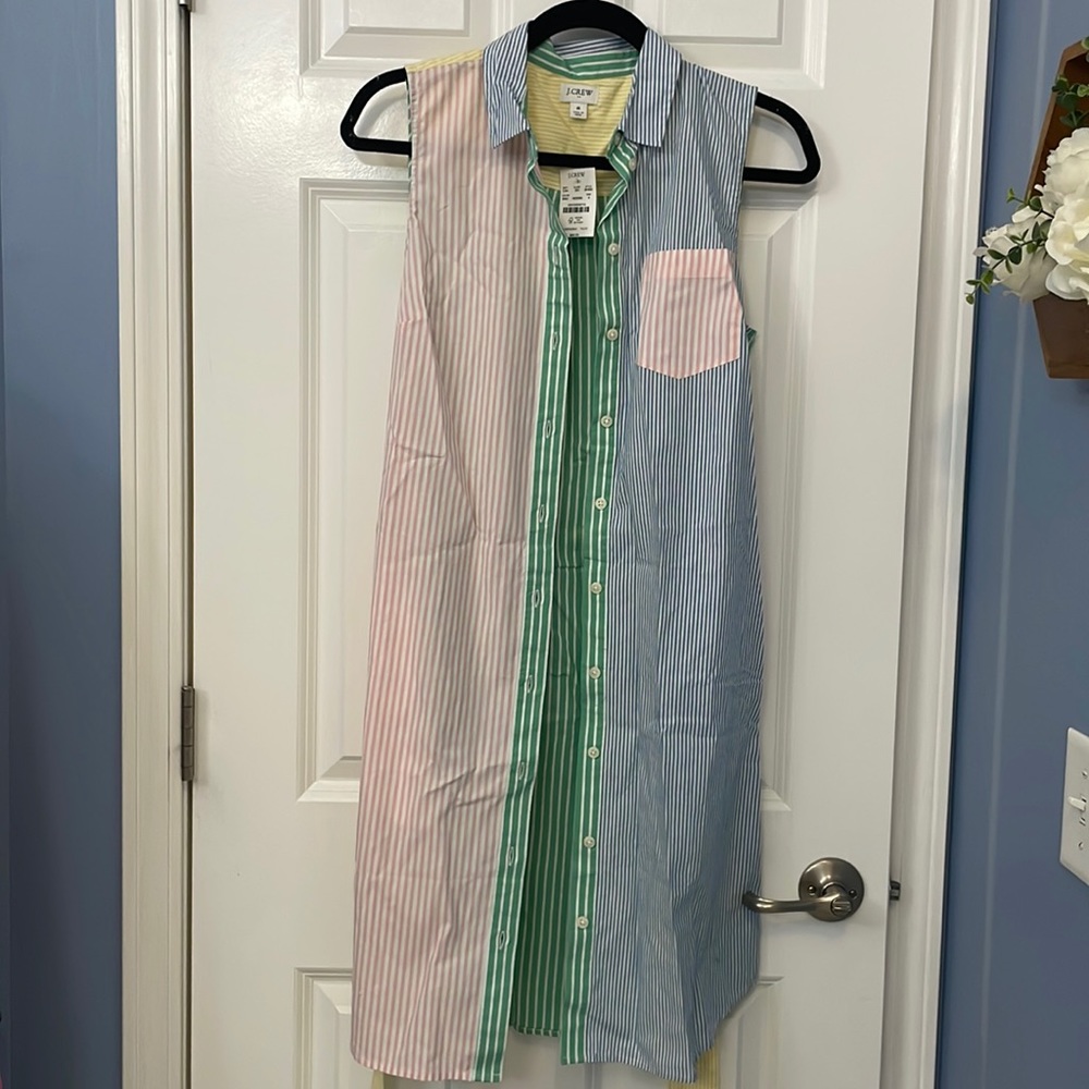 J Crew button up dress